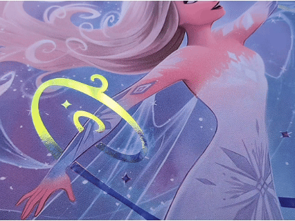 Foiled Tapete Elsa Enchanted
